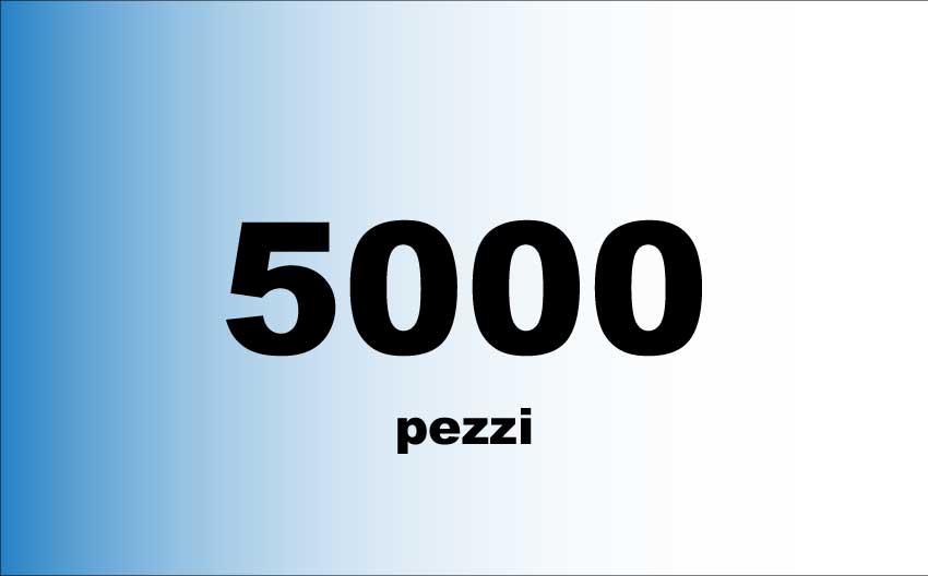 5000 pezzi