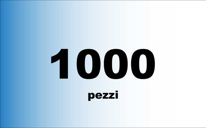 1000 pezzi